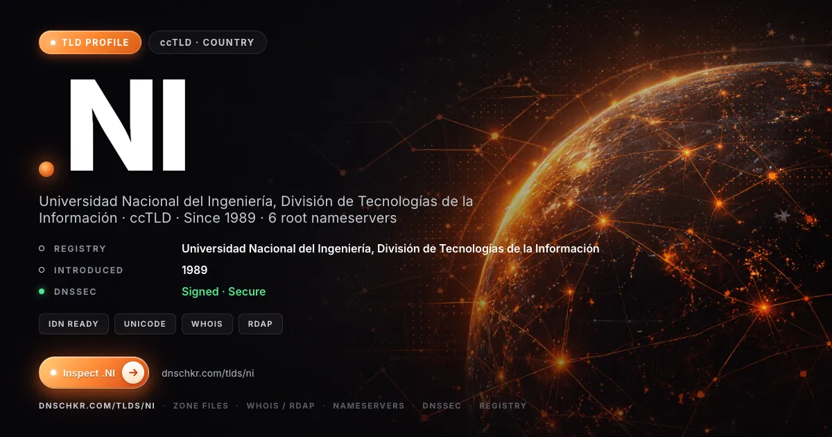 .ni TLD — domains, registry, and DNSSEC overview